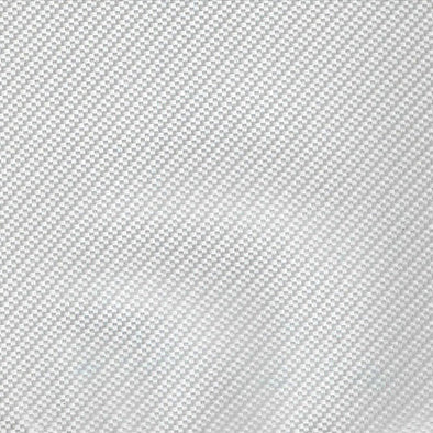 SILVER AND CLEAR CARBON FIBER (STANDARD SIZE WEAVE) - 3 METERS