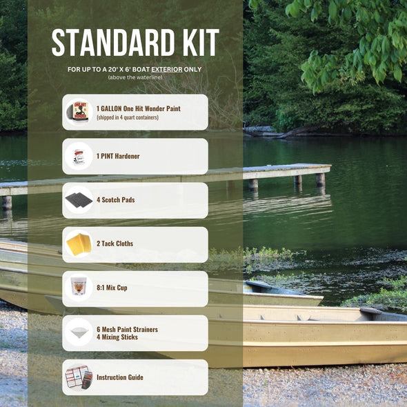 DARK GRAY JON BOAT PAINT KIT