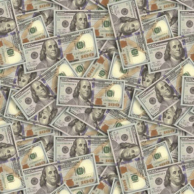 100 Dollar Bill Benjamins Hydrographic Film