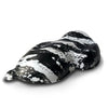 Black and Clear Marble Hydrographic Film