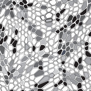 Black + Gray Hex Camo Hydrographic Film