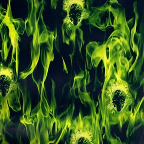 GREEN SKULL FLAME - 3 METERS
