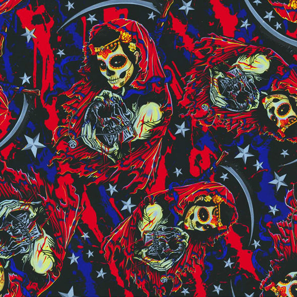 PATRIOT SUGAR SKULL- 3 METERS