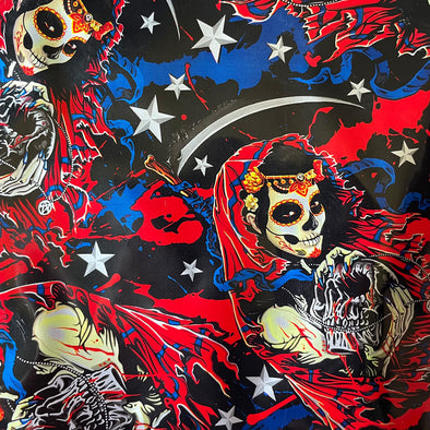 PATRIOT SUGAR SKULL- 3 METERS