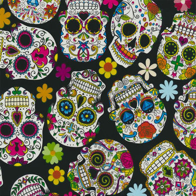 Sugar Skulls Day of the Dead Hydrographic Film